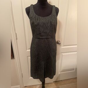 Ann Taylor Charcoal Midi Dress
